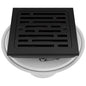 DELTA® DT062412-BL Square Shower Drain, 4 in Nominal, Import