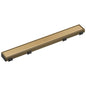 Linear Shower Drain Trim - Champagne Bronze - 1" H