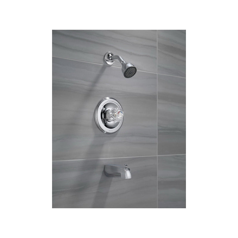 DELTA® 134900 Monitor® 13 Tub and Shower Faucet, 2 gpm Shower, Polished Chrome