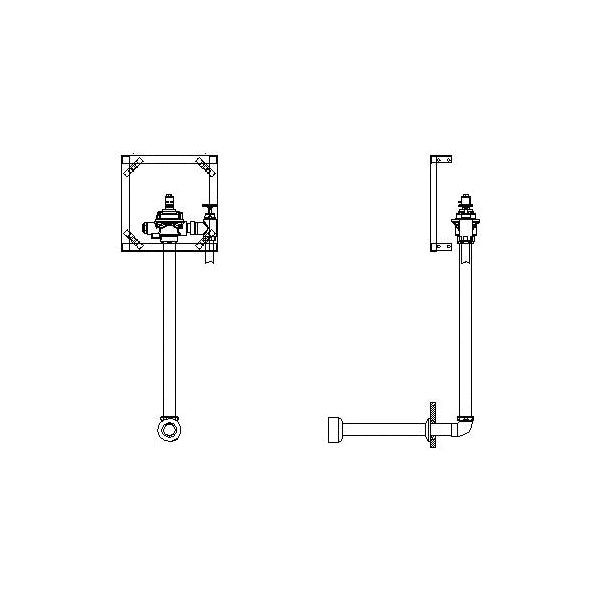 1600T - Concealed Electronic Flush Valve - 1600T6203ARI-48