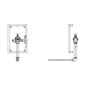 1600T - Concealed Electronic Flush Valve - 8 GPM - 3/4" Spud