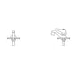 DELTA® 23C1043 TECK® Lavatory Faucet, Commercial, 1.5 gpm Flow Rate, 1 Handles, 1 Faucet Holes, Polished Chrome, Function: Traditional