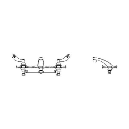 Teck - Widespread Bathroom Faucet - 23C334-TI