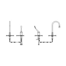 Teck - Single Control Widespread Bathroom Faucet - Brass