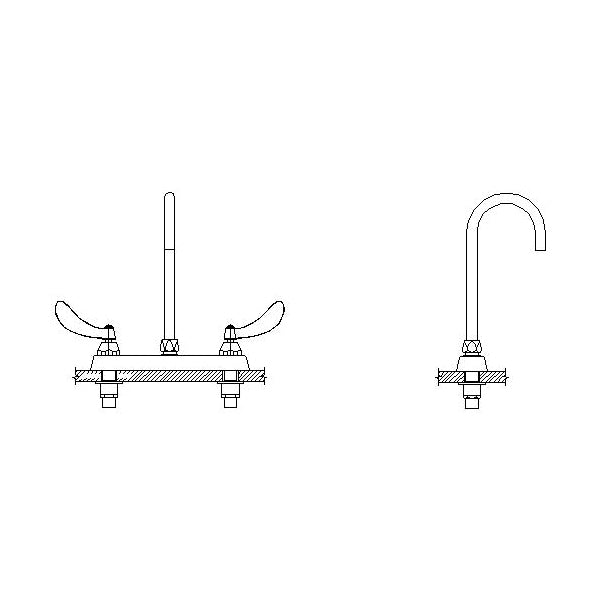 26C - Sink Faucet - 8" Center - 4.5"
