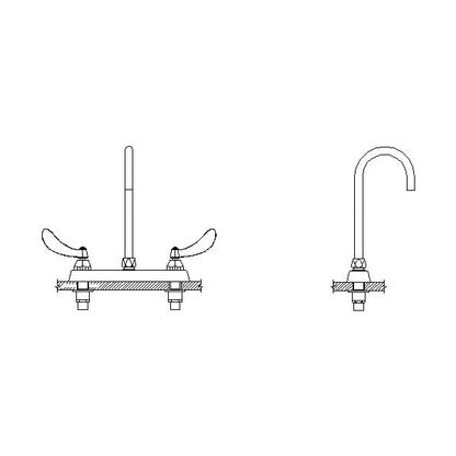 26C - Sink Faucet - 8" Center - 4.5"