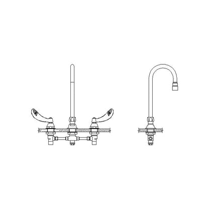 27T - Widespread Sink Faucet - 1.5 GPM - Deck Mount