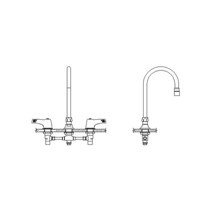 27T - Sink Faucet - Deck Mount - 1.5 GPM
