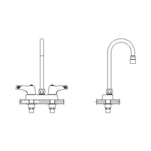 Teck - Heavy Duty Bathroom Sink Faucet - 27C4843-TI