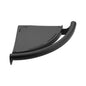 Contemporary Corner Shelf with Assist Bar - Matte Black