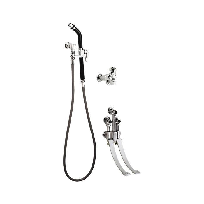 Double Pedal Bedpan Cleanser Mixing Valve - Wall Mount
