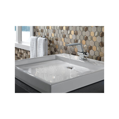 DELTA® Pivotal™ Lavatory Faucet, 1.2 gpm Flow Rate, 5-1/2 in H Spout, 1 Handles, 1 Faucet Holes, Function: Traditional