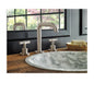 Brizo® 65335LF-NKLHP Litze™ Widespread Lavatory Faucet, Commercial, 1.5 gpm Flow Rate, 5 in H Spout, 6 to 16 in Center, Luxe Nickel, Pop-Up Drain, Import