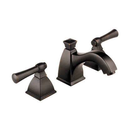 Brizo® Vesi® Widespread Lavatory Faucet, 1.2 gpm, 2-1/8 in H Spout, 6 to 16 in Center, 2 Handles, Pop-Up Drain, Domestic, Commercial