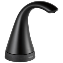 Transitional Electronic Soap Dispenser - Matte Black - Brass