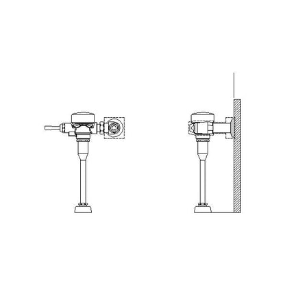 81T - Exposed Manual Flush Valve - 81T231-30-05