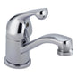 DELTA® 570LF-WFHDF Centerset Basin Faucet, HDF®, 1.2 gpm, 1-7/8 in H Spout, 1 Handles, 1 Faucet Holes, Polished Chrome, Function: Traditional, Commercial