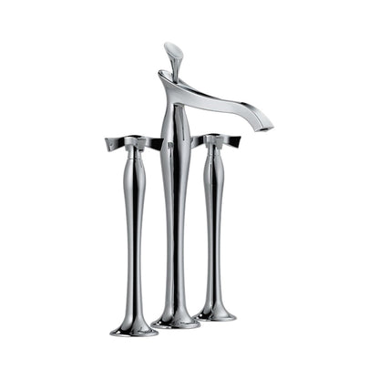 Brizo® 16 in Center, Domestic, Commercial, 9-13/16 in Hpout