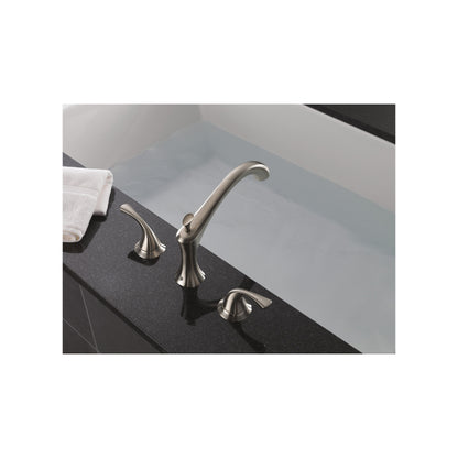 DELTA® Roman Tub Trim, Addison™, 18 gpm Flow Rate, 8 to 16 in Center, 2 Handles, Function: Traditional, Import