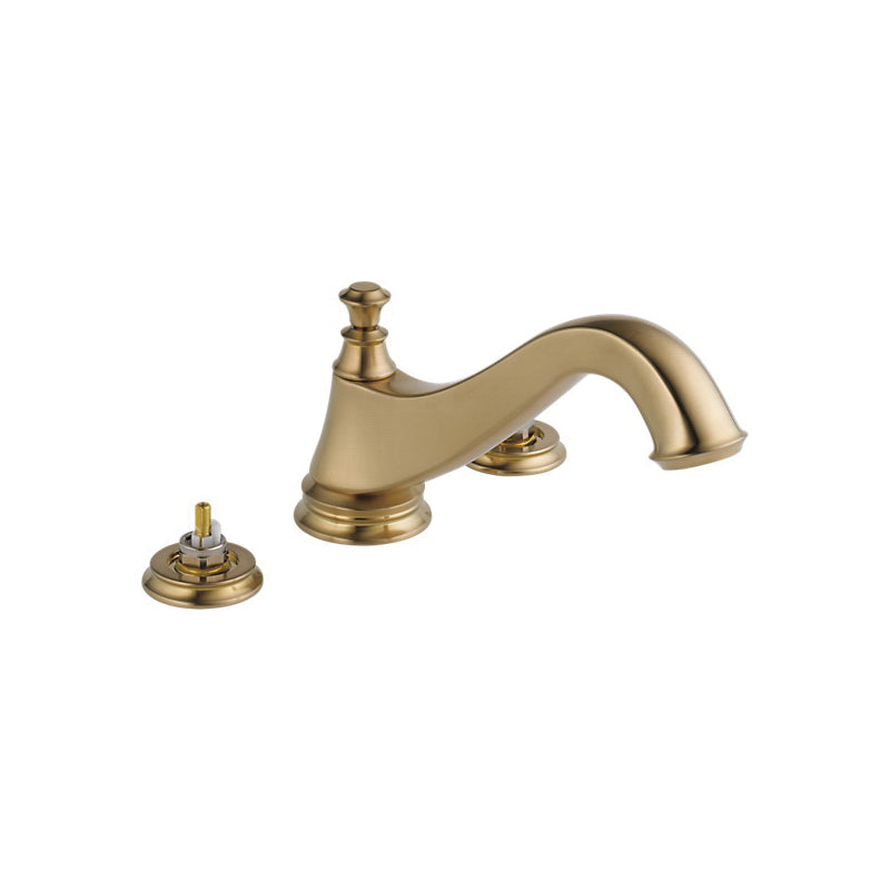 DELTA® Roman Tub Trim, Cassidy™, 2 gpm, 10 to 16 in Center, Traditional, Import