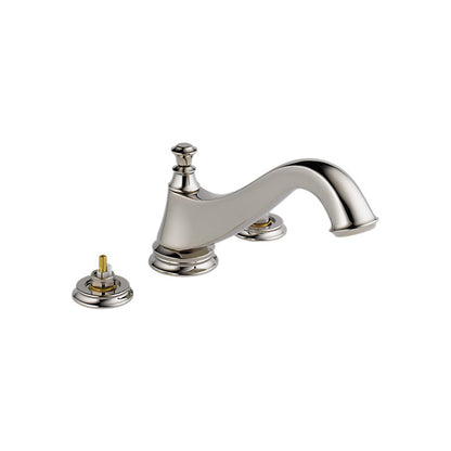DELTA® Roman Tub Trim, Cassidy™, 2 gpm, 10 to 16 in Center, Traditional, Import