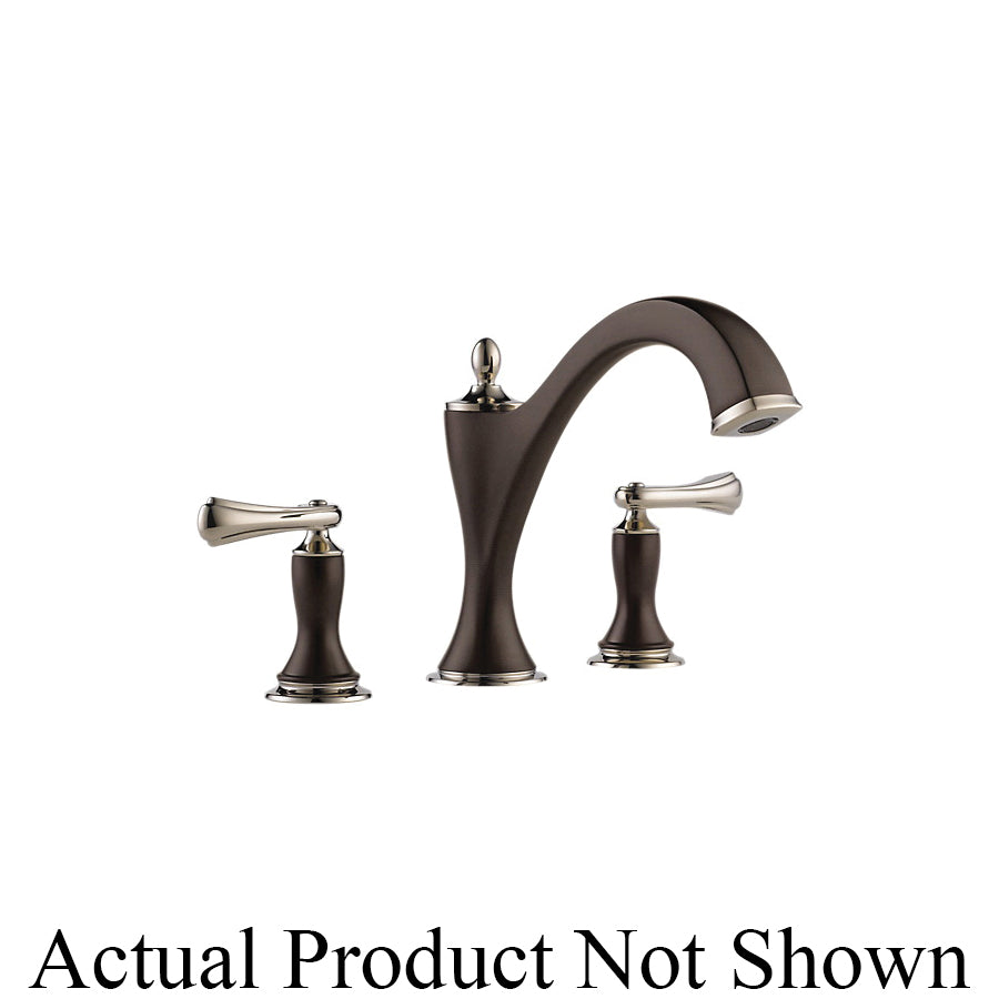 Brizo® T67385-P Roman Tub Trim, Brizo® Roman Tub Trim, Charlotte®, 10 to 16 in Center, 2 Handles, Function: Traditional, Import