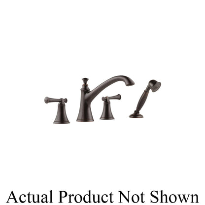 Brizo® T67405 Roman Tub Trim, Brizo® Roman Tub Trim, Baliza®, 18.5 gpm Flow Rate, 10 to 16 in Center, 2 Handles, Function: Traditional, Domestic