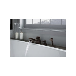 Brizo® Roman Tub Trim, Vesi®, 13 to 16 in Center, 2 Handles, Function: Traditional, Domestic