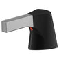 DELTA® Zura™ 1-Handle Bidet/Widespread Faucet Handle, For Use With Zura™ Widespread Bathroom Faucets and Bidets, Metal, Import