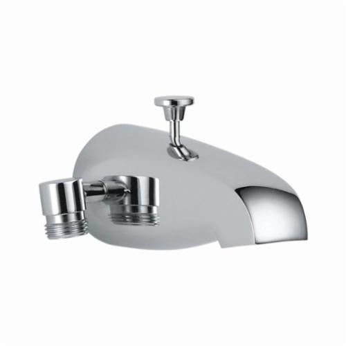 DELTA® RP3914 Pull-Up Diverter Tub Spout With Hand Shower Port, 5 in L, For Use With Tub or Hand Shower, Metal, Polished Chrome, Import