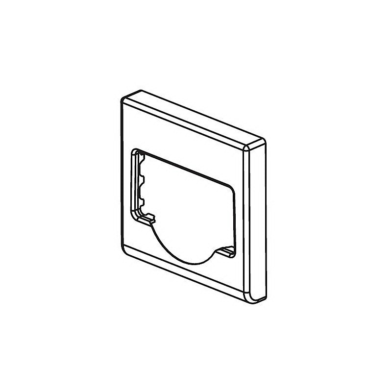 Siderna - Tub and Shower Spout Flange - Matte Black