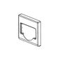 Siderna - Tub and Shower Spout Flange - Matte Black