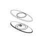 Peerless® RP91133OB Apex 3-Hole Escutcheon/Gasket, For Use With Apex P188631LF 1-Handle Lavatory Faucet, Oil Rubbed Bronze, Import