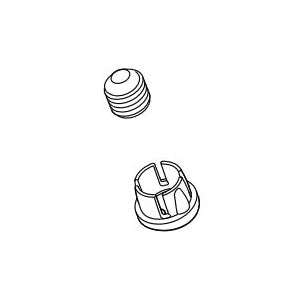 DELTA® Pivotal™ Set Screw and Button, For Use With Pivotal™ 599-LPU-DST and 599-MPU-DST 1-Handle Lavatory Faucet, Import