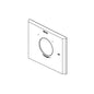 DELTA® Pivotal™ Escutcheon, For Use With Pivotal™ Monitor® 14 Series T14099, T14299, T14499 and T14299-LHD Valve Only Trim, Import