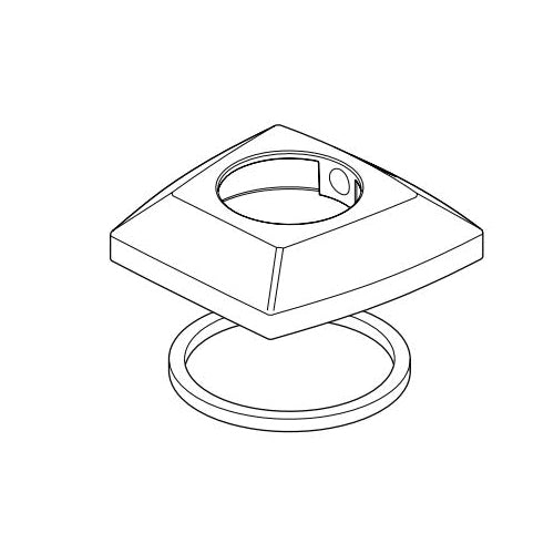 Brizo® Spout Base and Gasket, For Use With Vettis™ T67388 and T67488 Roman Tub Faucet with Handshower, Import