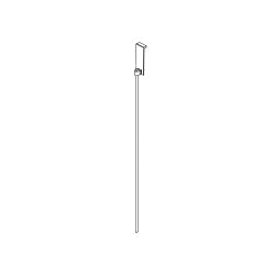 Brizo® Vettis™ Lift Rod and Finial, For Use With Vettis™ 65086LF 1-Handle Lavatory Faucet with Open Flow Spout, Import