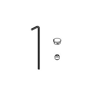 Brizo® RP92499 Vettis™ Set Screw/Button/Wrench, Brizo® Vettis™ Set Screw/Button/Wrench, For Use With Vettis™ Tempassure® T75588, T75688 Thermostatic Valve with Integrated 6-Function Diverter Trim, Import
