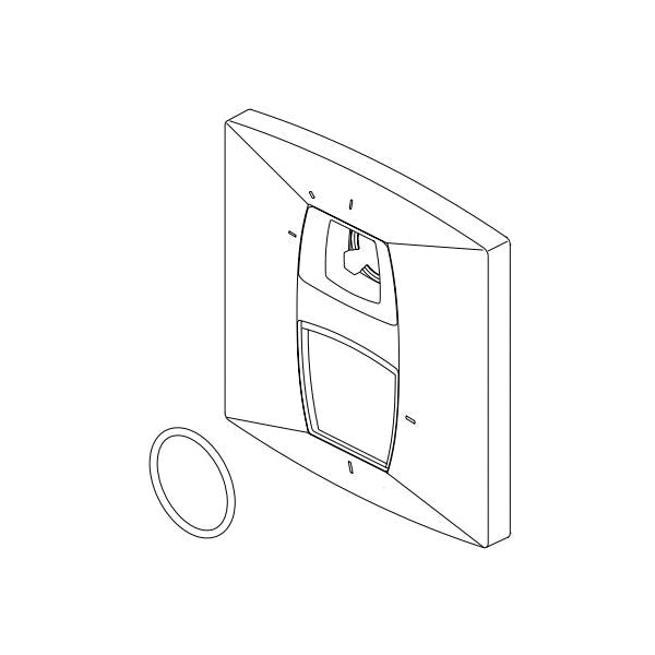 Brizo® Vettis™ 6-Function Escutcheon and Gasket, For Use With Vettis™ 14 Series T75P588 and T75P688 Pressure Balance Valve, Import
