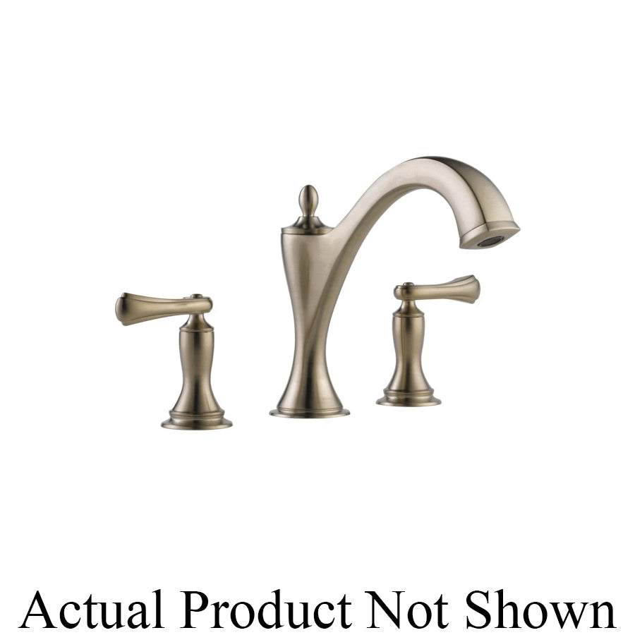 Brizo® T67385-P Roman Tub Trim, Brizo® Roman Tub Trim, Charlotte®, 10 to 16 in Center, 2 Handles, Function: Traditional, Import