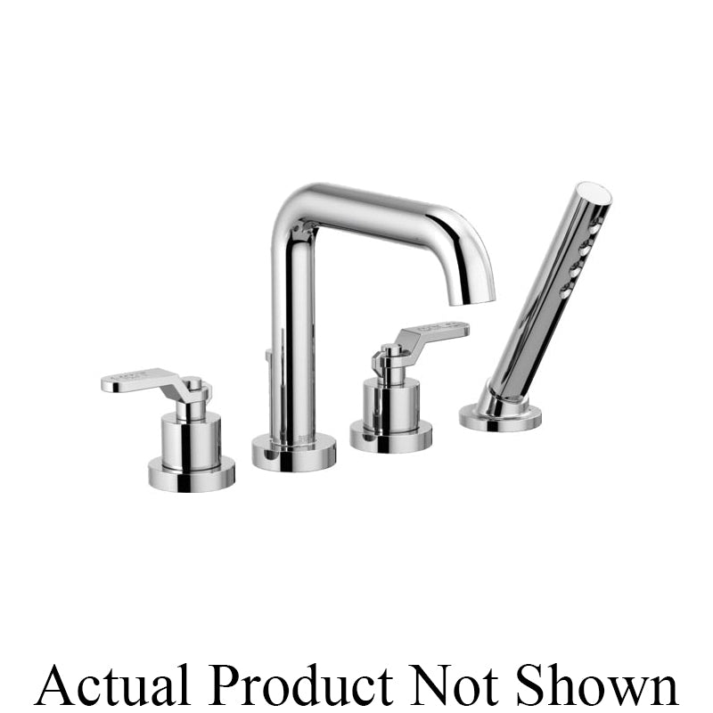 Brizo® Roman Tub Trim, Litze™, 2 gpm Flow Rate, 9 to 16 in Center, 2 Handles, Function: Traditional, Domestic