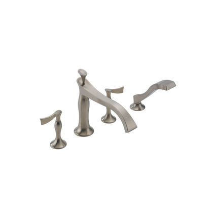 Brizo® Roman Tub Trim, RSVP®, 18.5 gpm Flow Rate, 10 to 16 in Center, 2 Handles, Function: Traditional