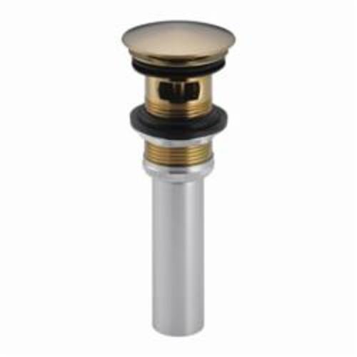 Push Activated Pop-Up Drain Assembly - Brass Drain