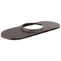 1-Hole Faucet Escutcheon - Venetian Bronze - Zinc
