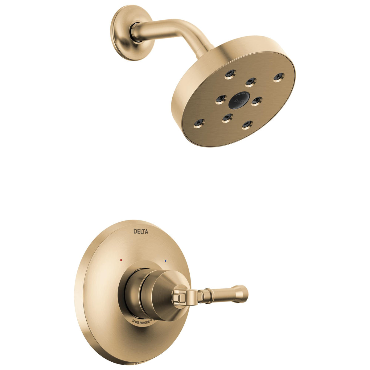 14 Series Rough-in Shower Trim - 1.75 GPM Shower - Zinc