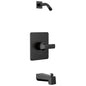 DELTA® T14437-BLLHD 14 Series Standard Tub and Shower, 1.75 gpm Shower, Matte Black
