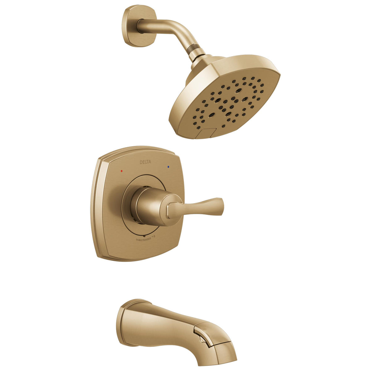 DELTA® T14476-CZ-PR 14 Series Tub and Shower, 1.75 gpm Shower, Champagne Bronze