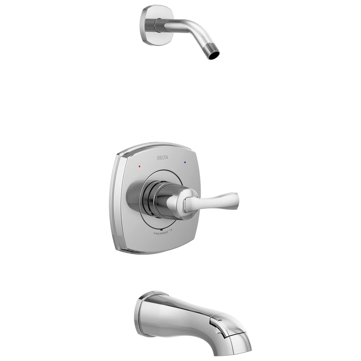 Stryke - 14 Series Rough-in Tub and Shower - Chrome