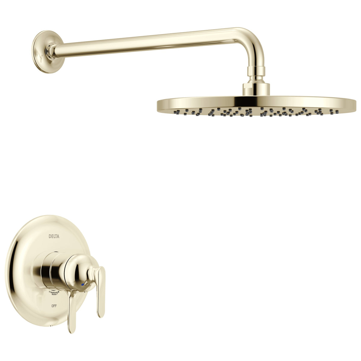 DELTA® T17245-PN-PR 17 Series Shower Trim, 1.75 gpm Shower, Lumicoat® Polished Nickel