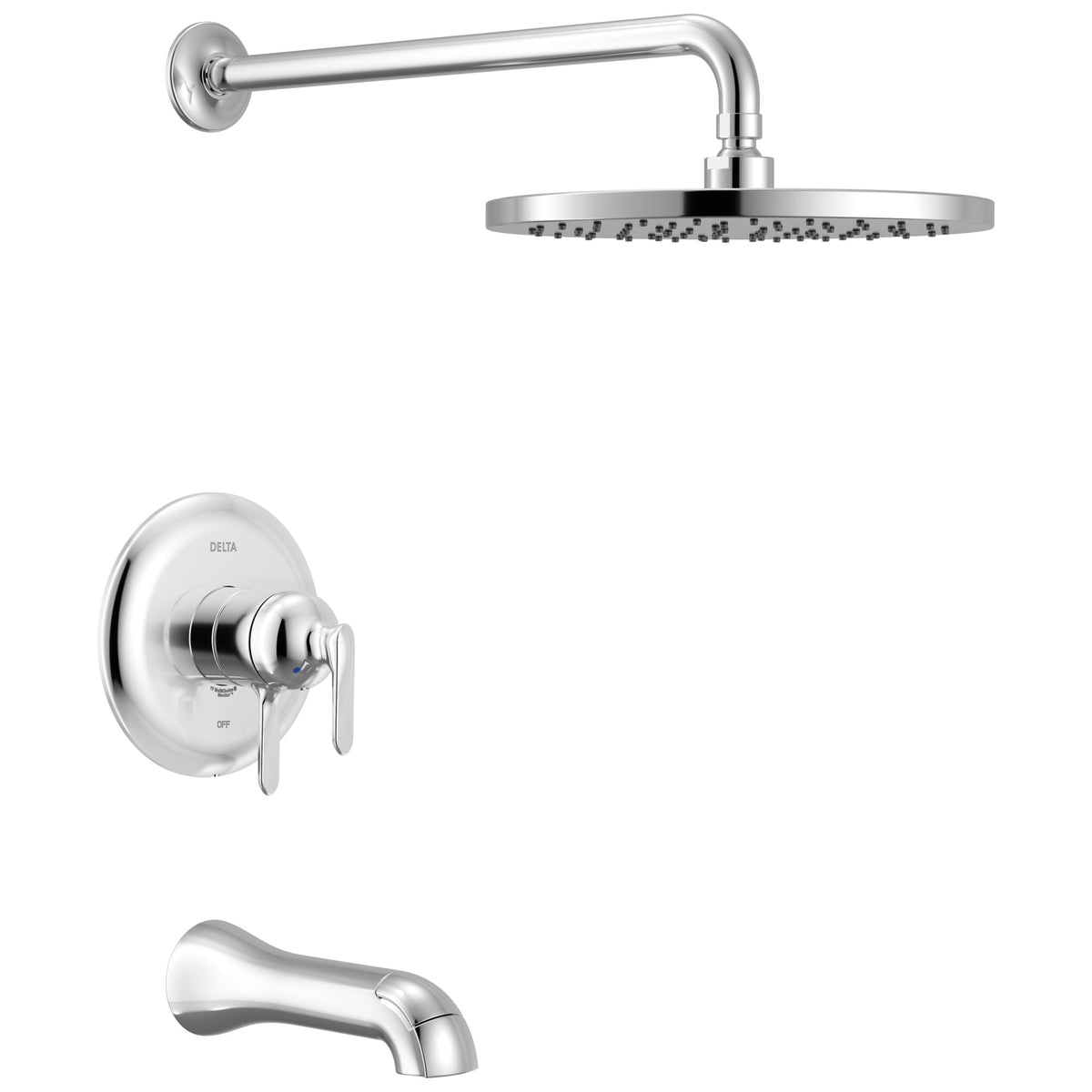 DELTA® T17445-PR 17 Series Tub Shower Trim, 1.75 gpm Shower, Lumicoat® Chrome